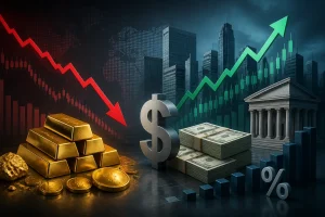 الذهب يهبط نحو 4000 دولار مع قوة الدولار وتوقعات رفع الفائدة الأمريكية