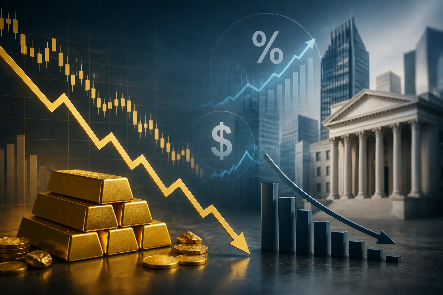 أسعار الذهب تتراجع قرب أدنى مستوياتها في 7 أشهر مع توقعات رفع الفائدة الأميركية