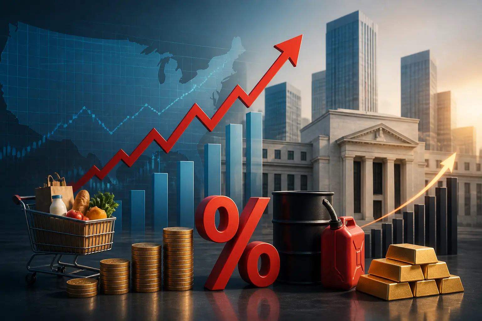 التضخم في الولايات المتحدة يرتفع إلى 4.1% في مايو، الأعلى منذ 3 سنوات