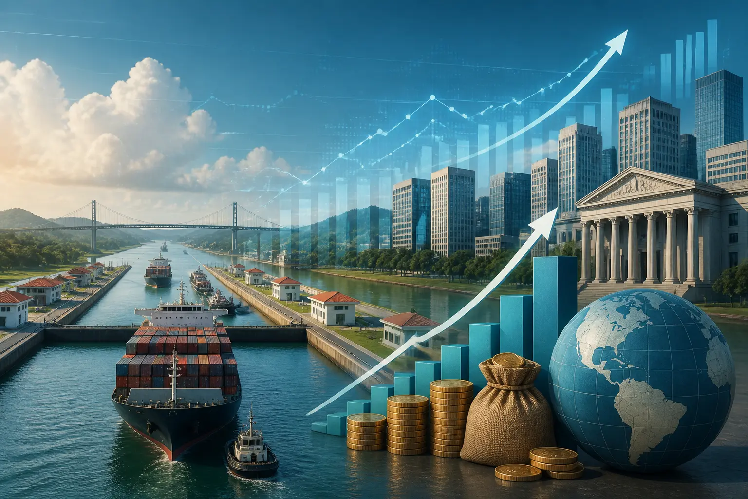 قناة بنما تتوقع إيرادات قياسية تتجاوز 5.2 مليار دولار في 2026 بفضل إغلاق مضيق هرمز