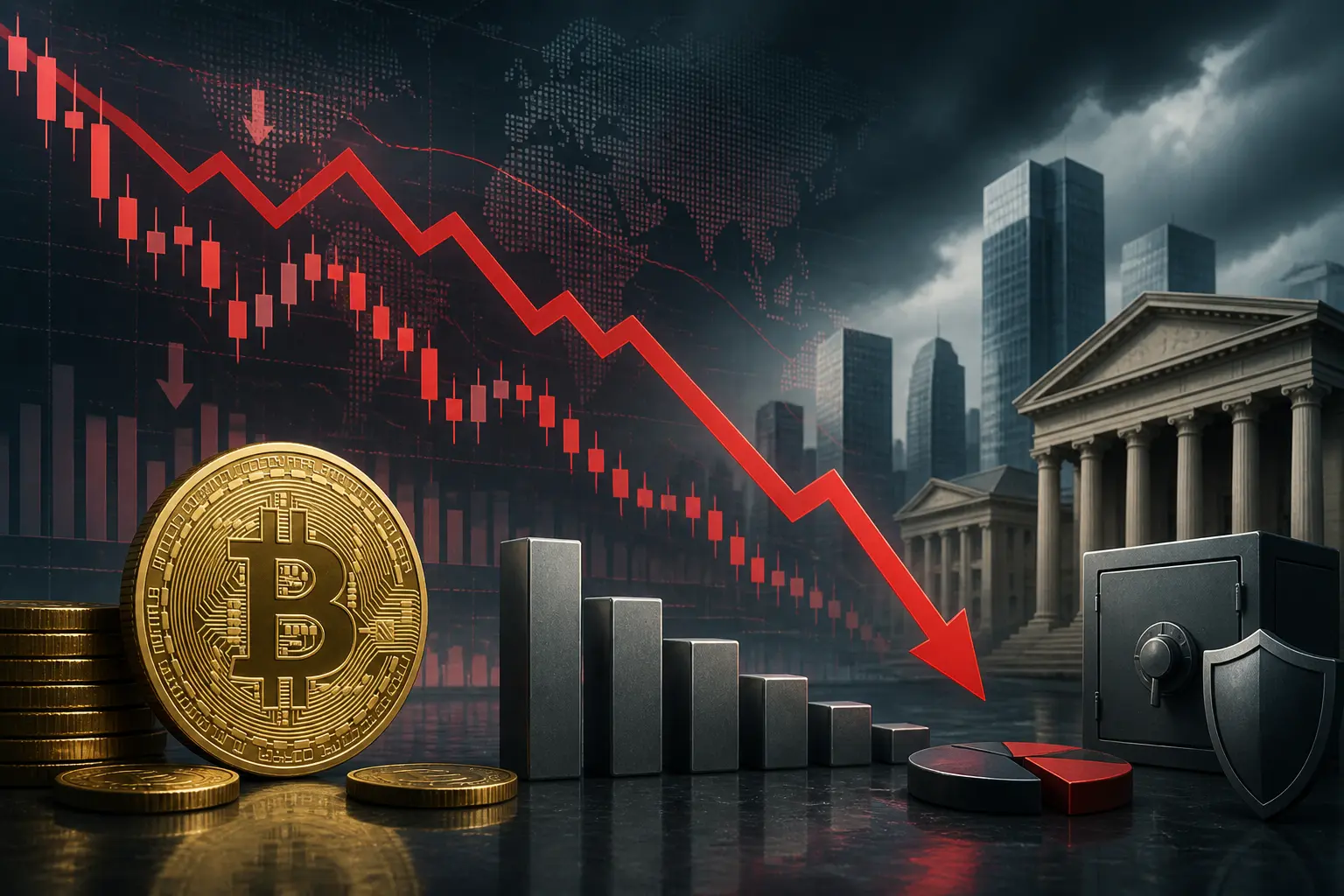 بيتكوين يتراجع دون 60,000 دولار ويتجه نحو خسارة فصلية للربع الثاني على التوالي
