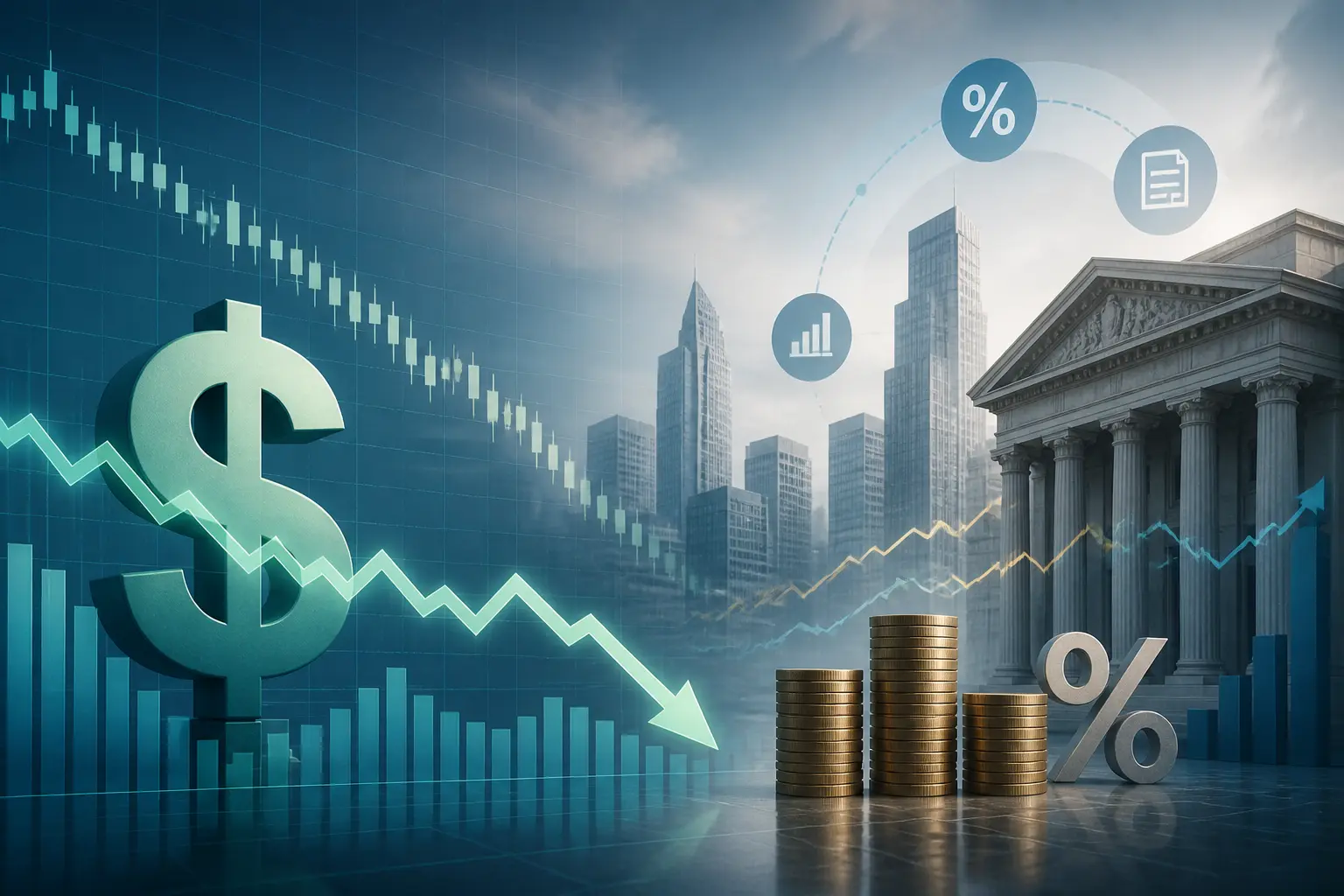 دويتشه بنك: مؤشر الدولار يتراجع مع إعادة تسعير رفع الفائدة بعد بيانات تضخم أضعف