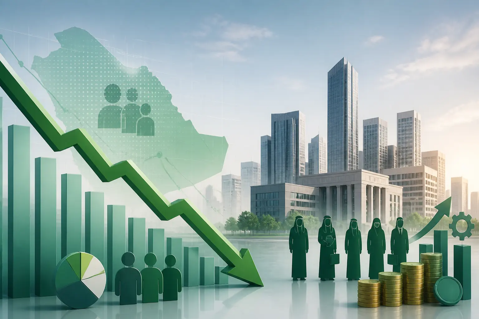 انخفاض معدل البطالة بين السعوديين إلى 6.4% في الربع الأول من 2026