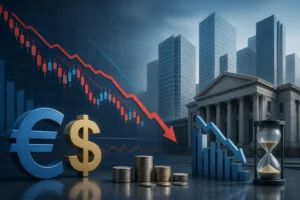 تراجع زوج يورو/دولار إلى 1.1400 مع تباطؤ توقعات رفع الفائدة الأوروبية