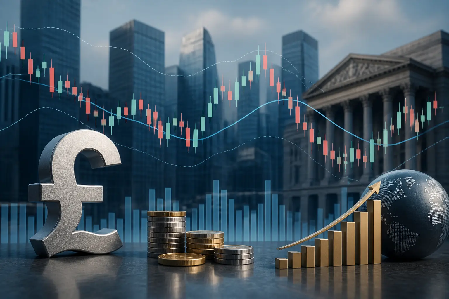 الجنيه الإسترليني يمدد الارتداد قرب المتوسط المتحرك الأسي 20 يومًا وسط آمال الاستقرار المالي