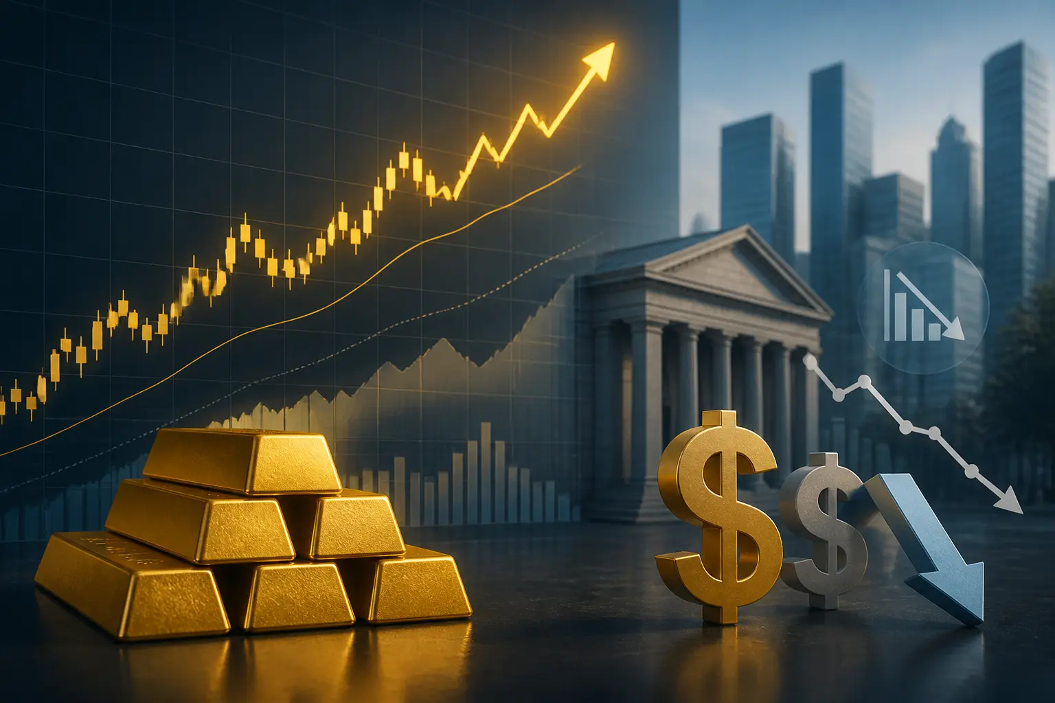 الذهب يحافظ على مكاسبه قرب أعلى مستوياته مع ضعف الدولار وتراجع توقعات رفع الفائدة الأمريكية