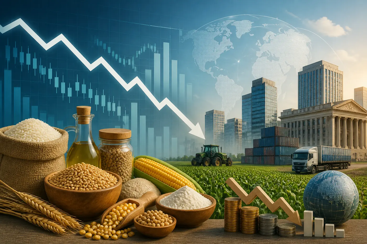 تراجع أسعار الغذاء العالمية في يونيو مع تراجع مخاوف الإمدادات