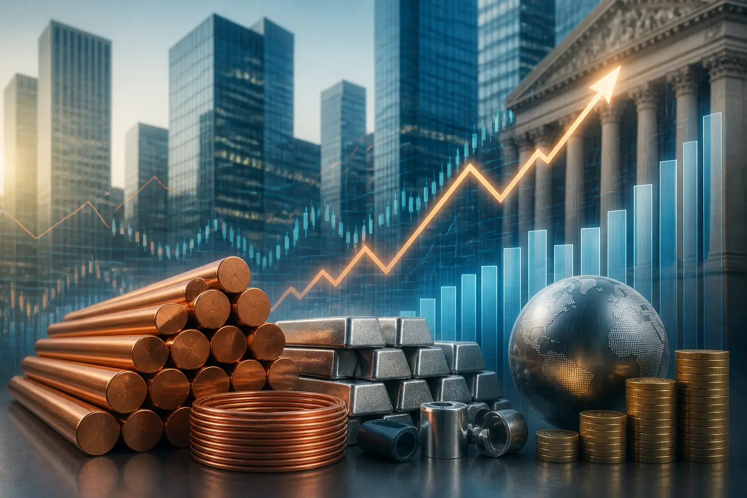 أسعار النحاس والمعادن الصناعية ترتفع مع تراجع توقعات رفع الفائدة الأميركية