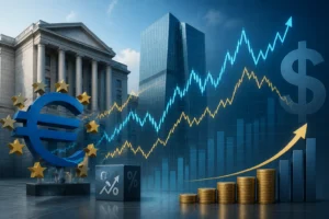 دعم البنك المركزي الأوروبي يعزز مرونة اليورو رغم قوة الدولار