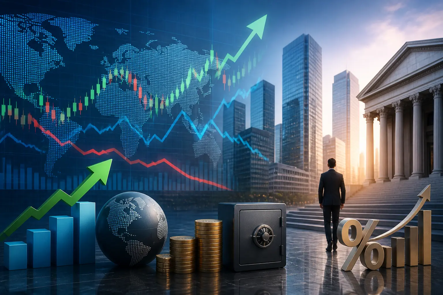 تحسن معنويات المخاطرة في الأسواق مع إعادة تسعير متشائمة للفيدرالي