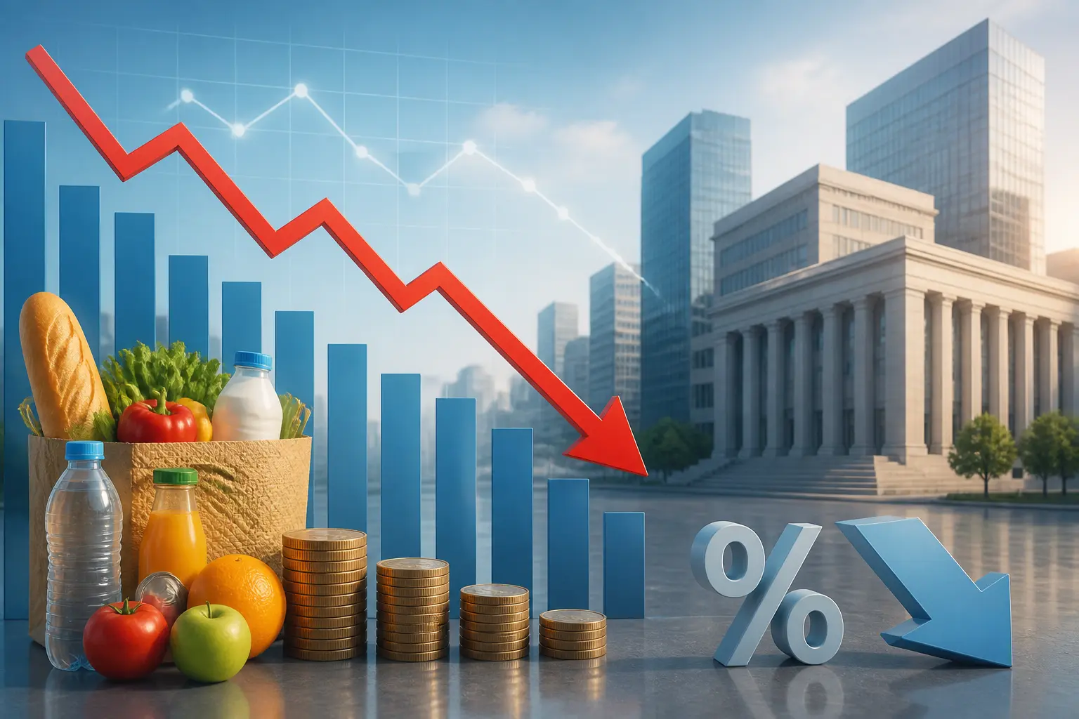 تراجع التضخم في تونس إلى 5.3% خلال يونيو مع تباطؤ أسعار التغذية والمشروبات