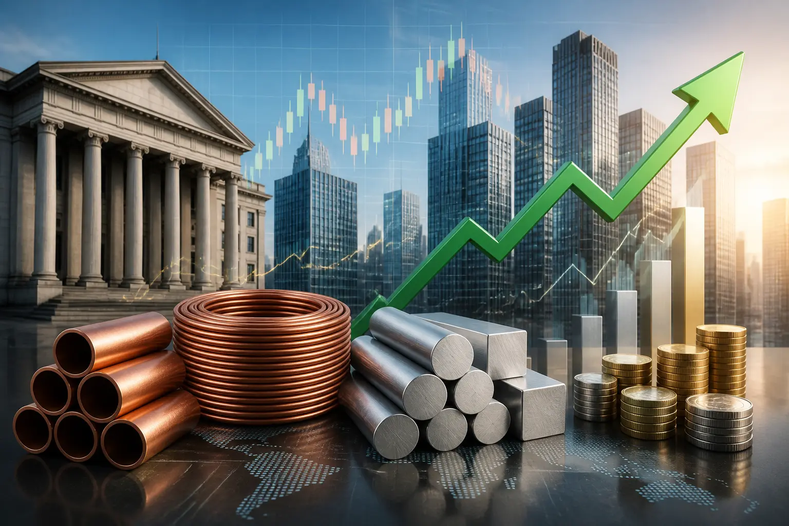 أسعار النحاس والألمنيوم ترتفع مع تراجع توقعات رفع الفائدة الأمريكية