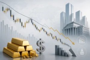 تراجع طفيف في أسعار الذهب مع قوة الدولار الأمريكي وتراجع مخاوف التضخم
