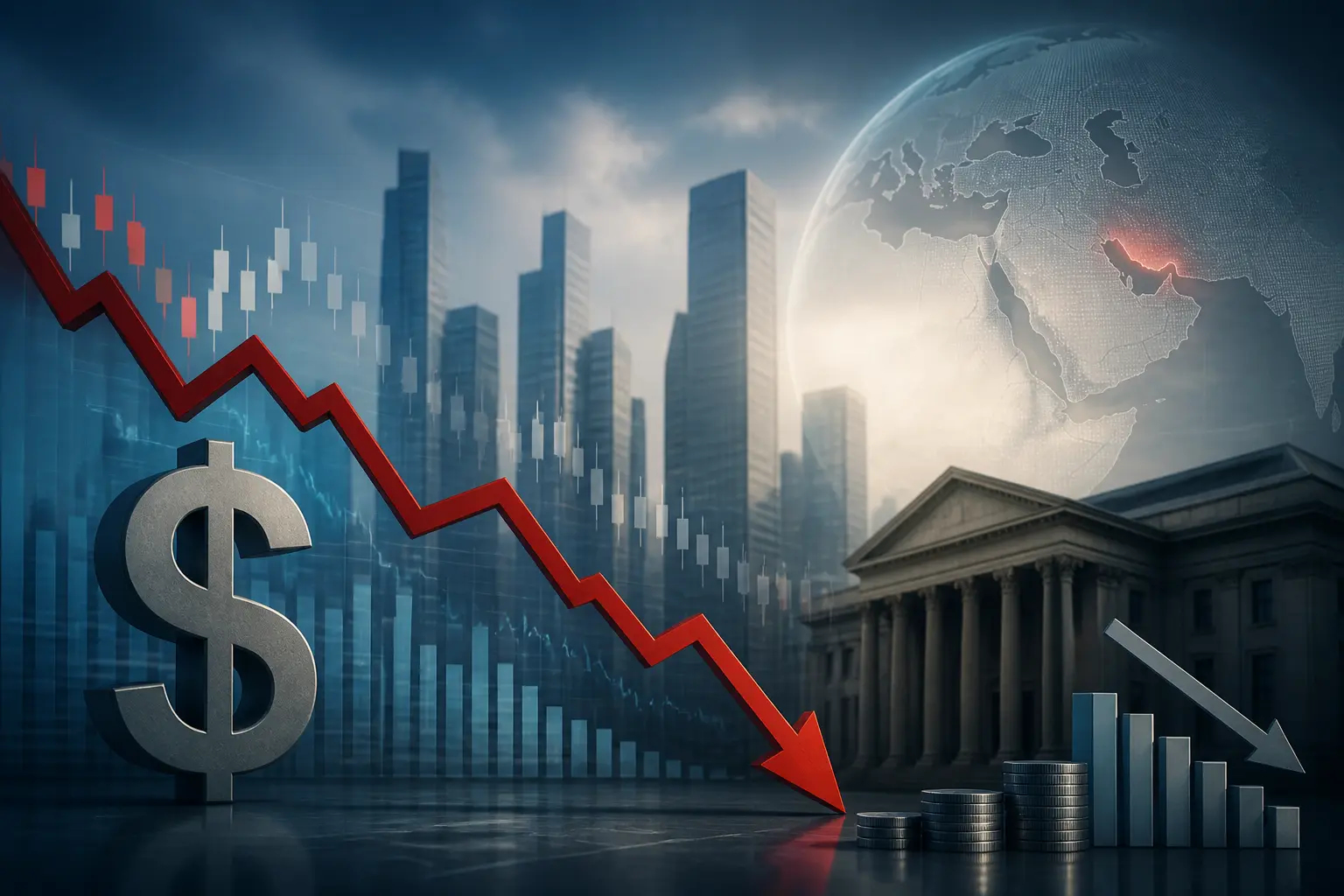 مؤشر الدولار الأمريكي يتراجع دون 101 وسط توترات هرمز وتراجع توقعات رفع الفائدة