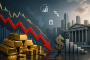 تراجع أسعار الذهب مع تصاعد مخاوف التضخم رغم ضعف الدولار وتراجع توقعات رفع الفائدة الأمريكية