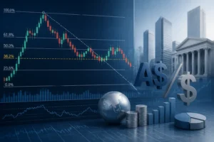تراجع زوج الدولار الأسترالي/الدولار الأمريكي AUD/USD من أعلى مستوى في أسبوعين مع مراقبة مستوى فيبوناتشي 38.2%