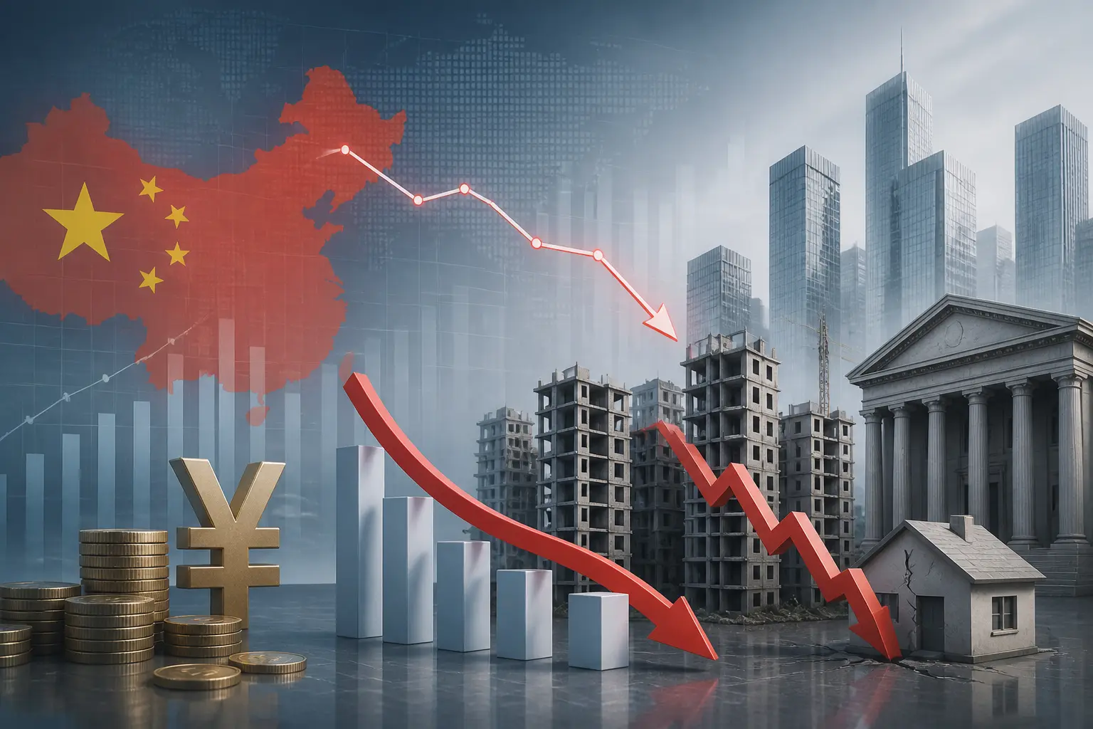 البنك الدولي يتوقع تباطؤ النمو الاقتصادي الصيني إلى 4.4% في 2026 مع مخاطر في قطاع العقارات