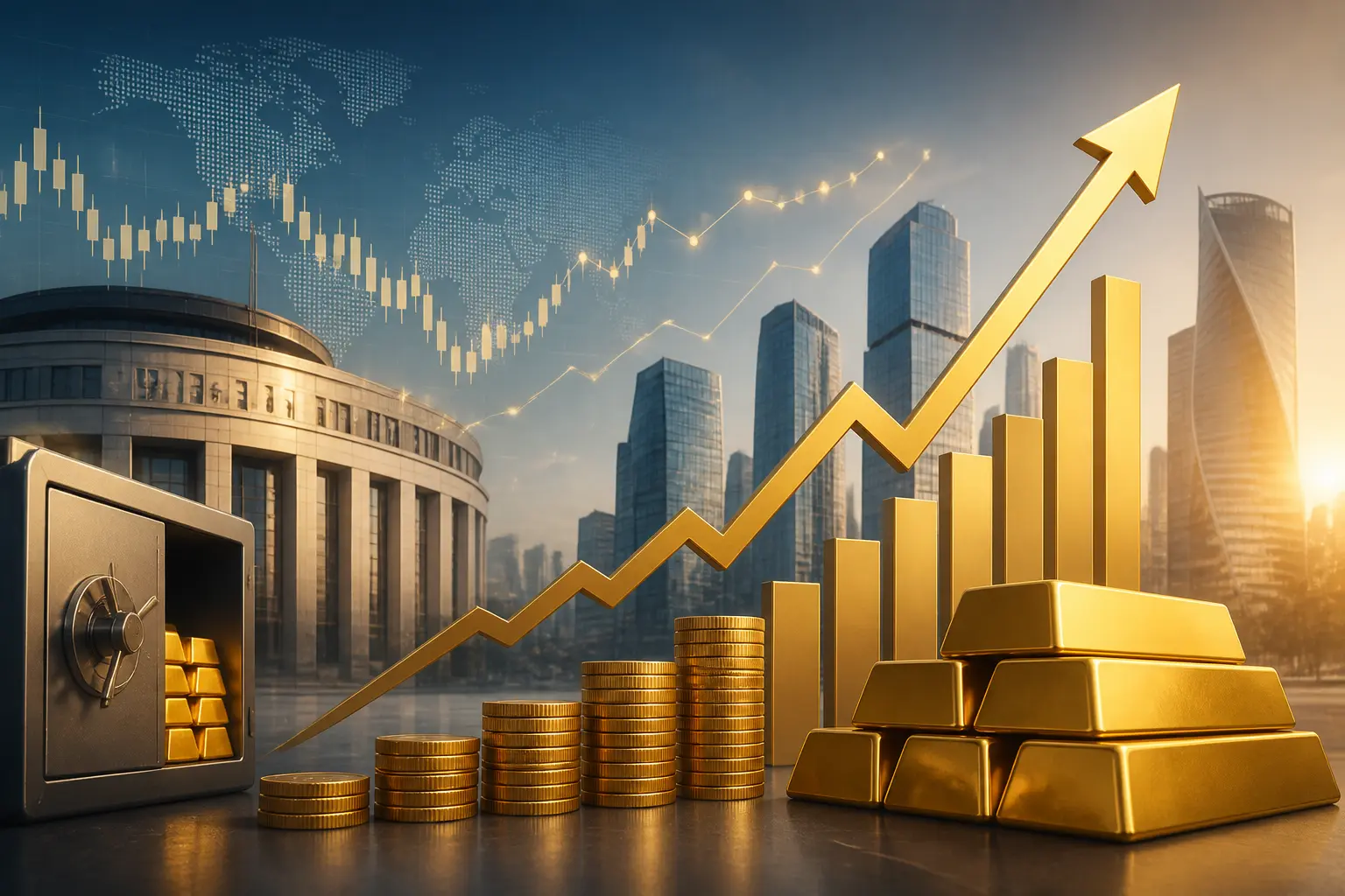 البنك المركزي الصيني يرفع مشتريات الذهب لأعلى مستوى منذ أكتوبر 2023 في استمرار لشراء المعدن الأصفر 20 شهراً متتالياً