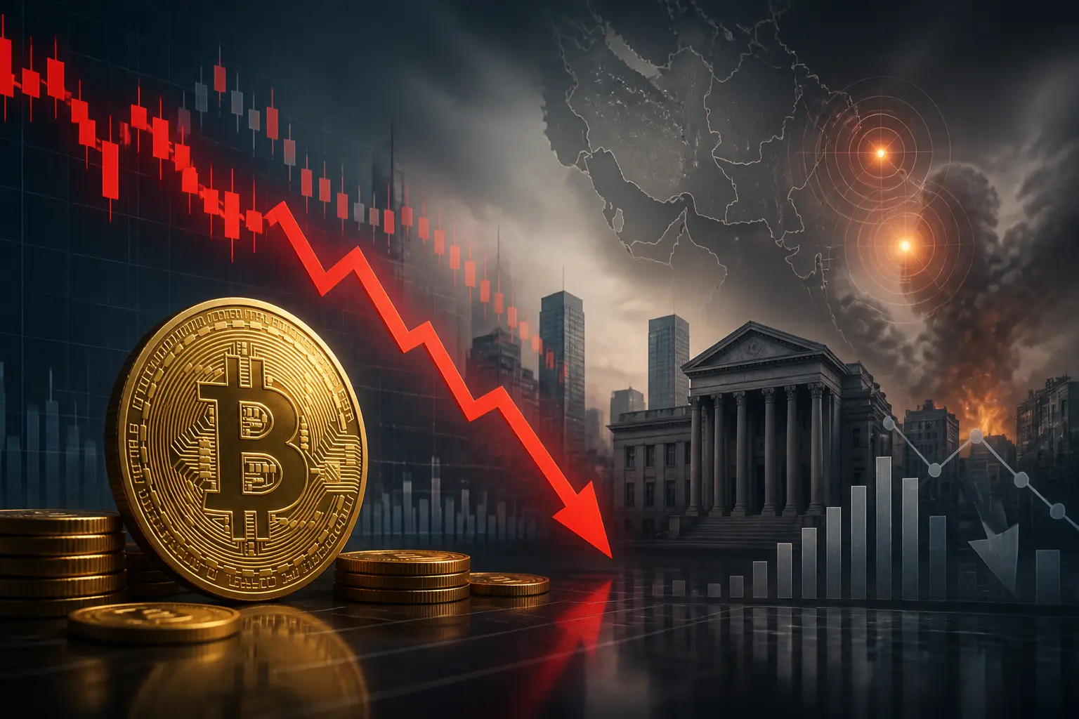 بيتكوين ينخفض دون 63,000 دولار وسط تصاعد التوترات بين واشنطن وطهران