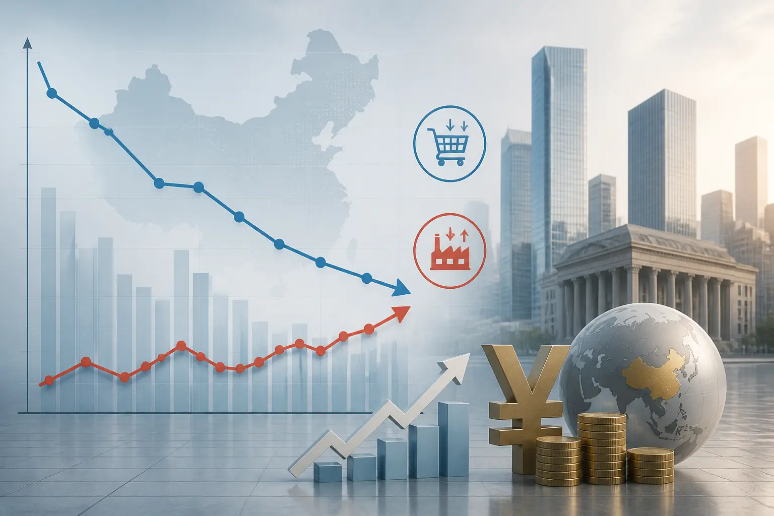 تراجع تضخم أسعار المستهلكين في الصين إلى 1.0% خلال يونيو مع ارتفاع طفيف في أسعار المنتجين
