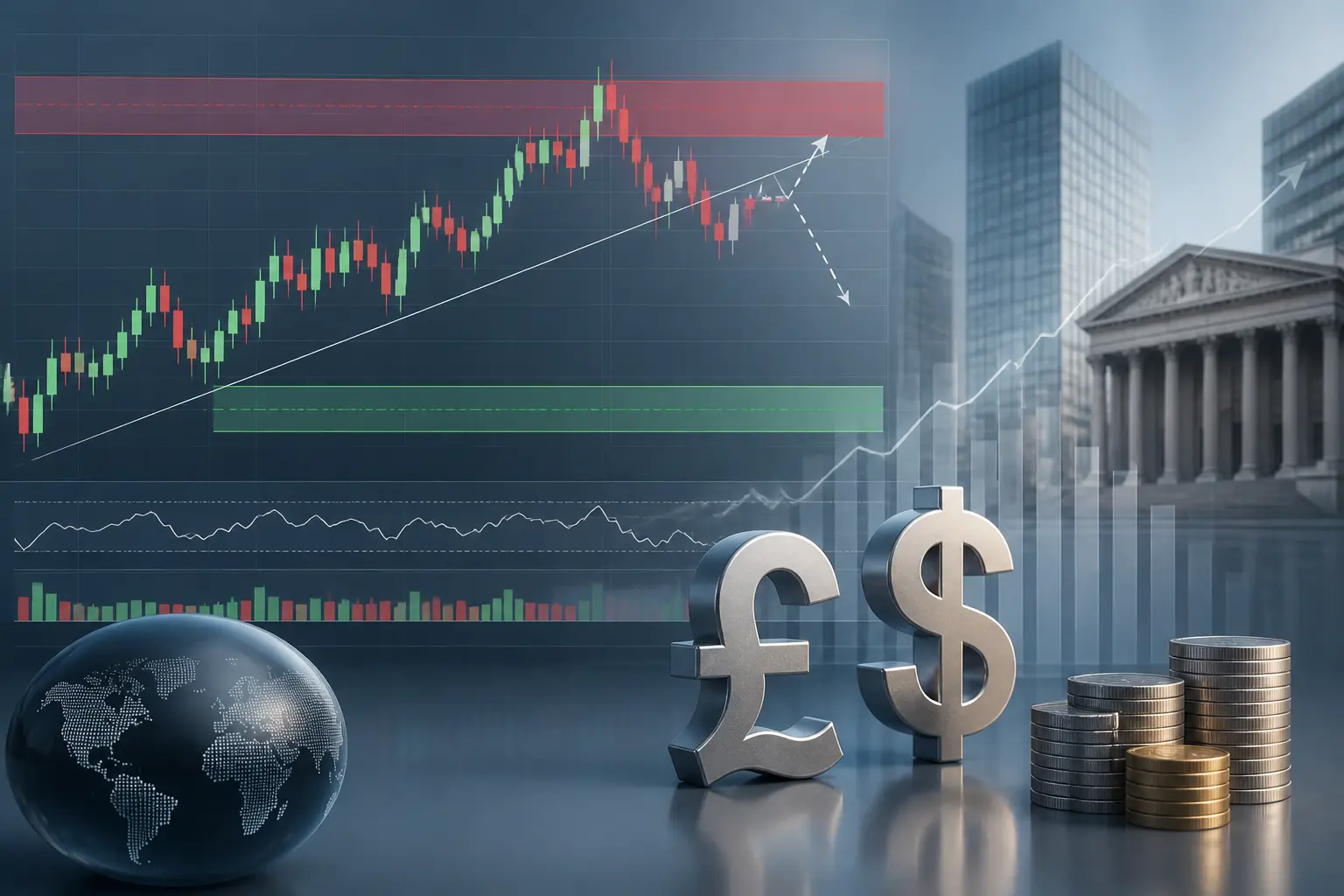 الجنيه الإسترليني يواجه مقاومة رئيسية مقابل الدولار مع فرص صعود محدودة