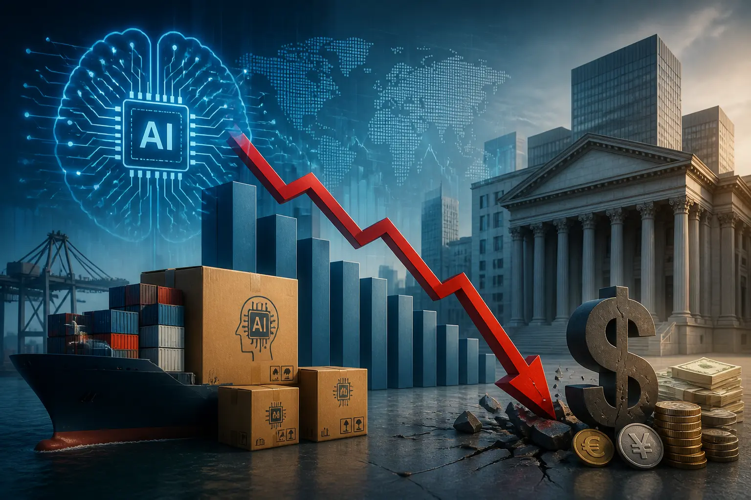 واردات الذكاء الاصطناعي تعمّق العجز التجاري الأمريكي وتثير مخاوف على الدولار