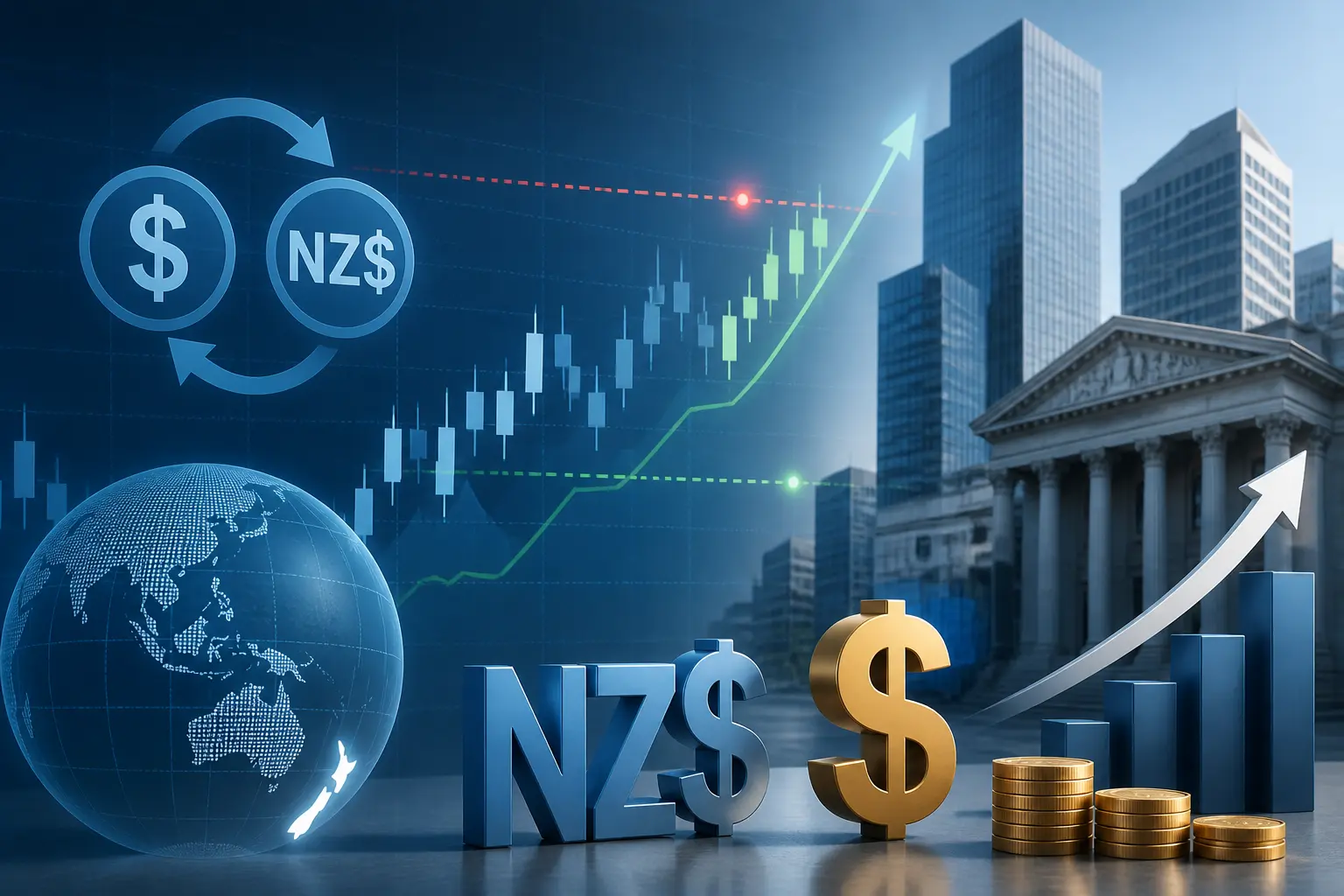 زوج نيوزيلندي/دولار يرتفع فوق 0.5750 مع ترقب المقاومة الفنية عند 0.5825