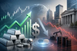 ارتفاع سعر الفضة مع تراجع الدولار وتصحيح أسعار النفط وسط تطورات الحوار الأمريكي الإيراني