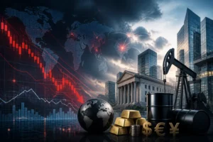 تراجع الأسهم العالمية وسط مخاوف جيوسياسية واستقرار أسعار النفط قبل نهاية الأسبوع