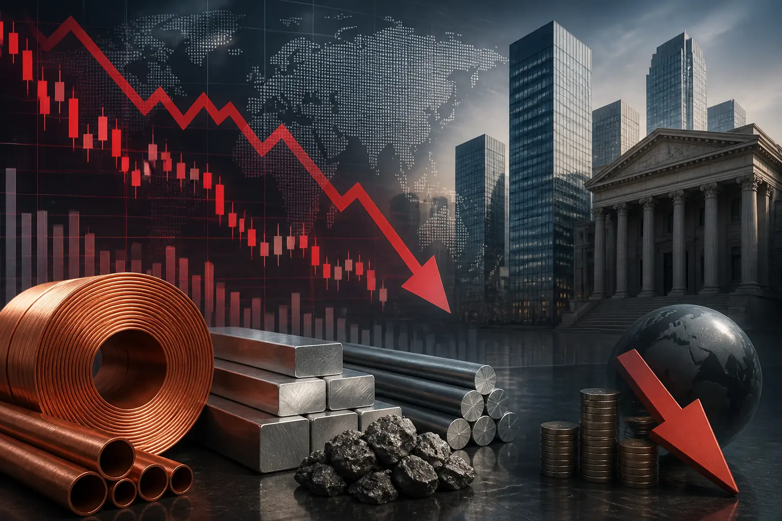 تراجع أسعار المعادن الصناعية مع تصاعد التوترات بين الولايات المتحدة وإيران