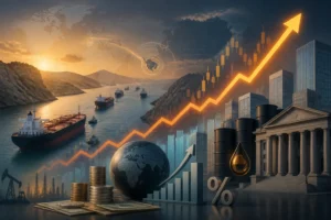 مخاطر مضيق هرمز تعيد تشكيل مزيج النفط الكلي وتأثيرها على سياسات البنوك المركزية