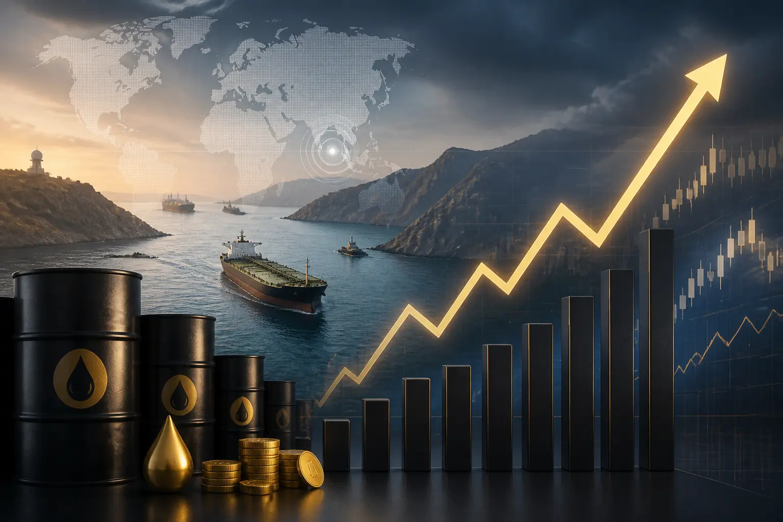 أسعار النفط ترتفع 2% مسجلة أعلى مستوى في شهر وسط تصاعد التوتر بمضيق هرمز