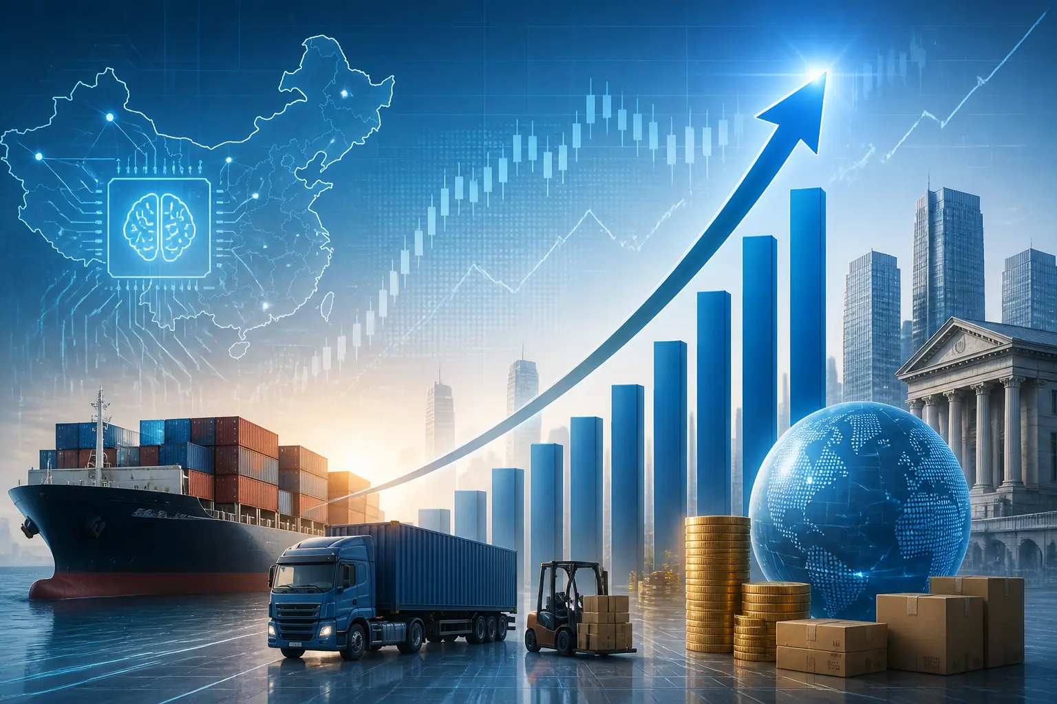 الصادرات الصينية ترتفع 27% في يونيو مدعومة بطفرة الذكاء الاصطناعي