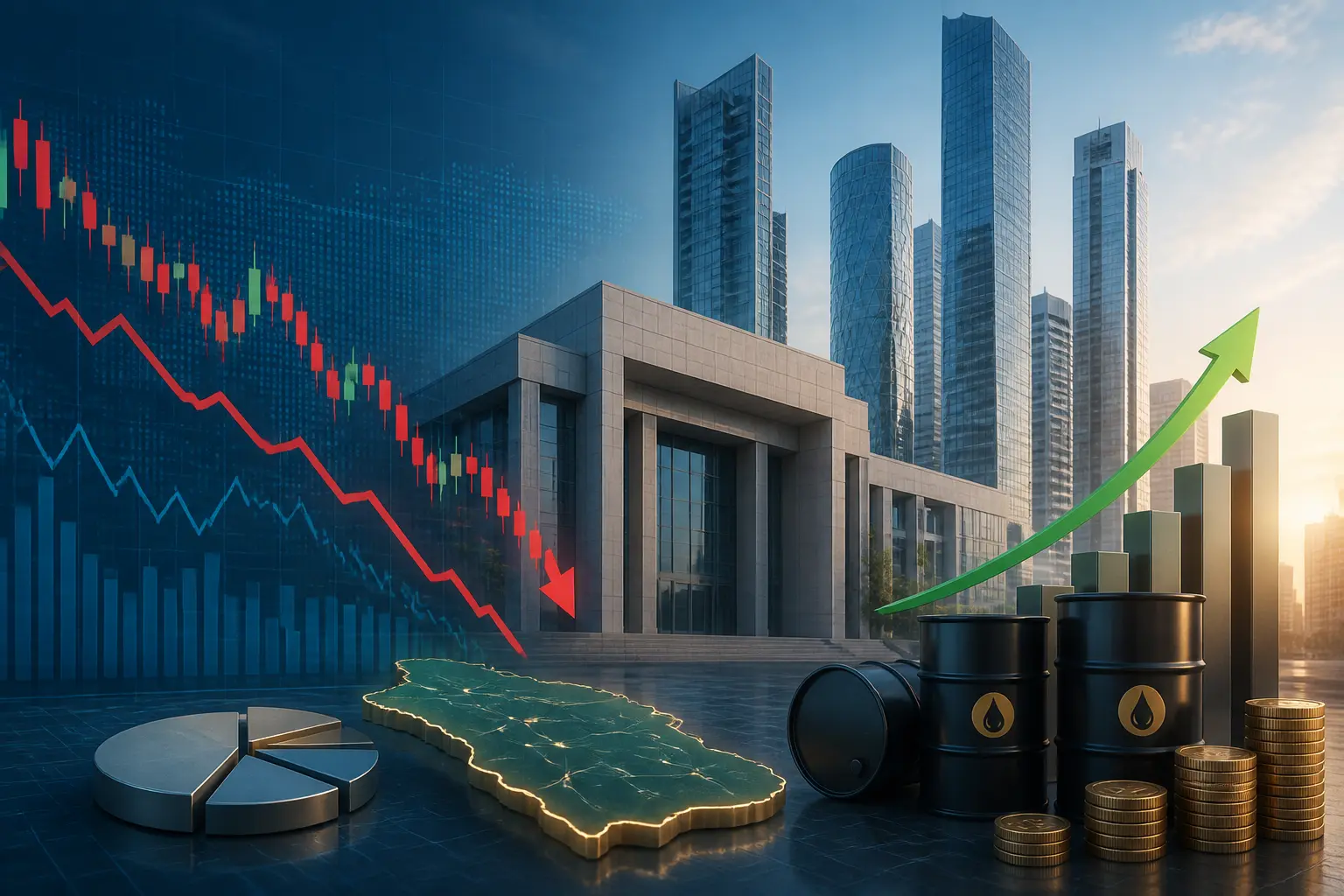تراجع مؤشر تاسي وسط تداولات 4 مليارات ريال وارتفاع خام برنت