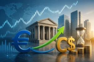 اليورو يرتد مقابل الدولار الكندي مع ترقب قرار بنك كندا بشأن الفائدة