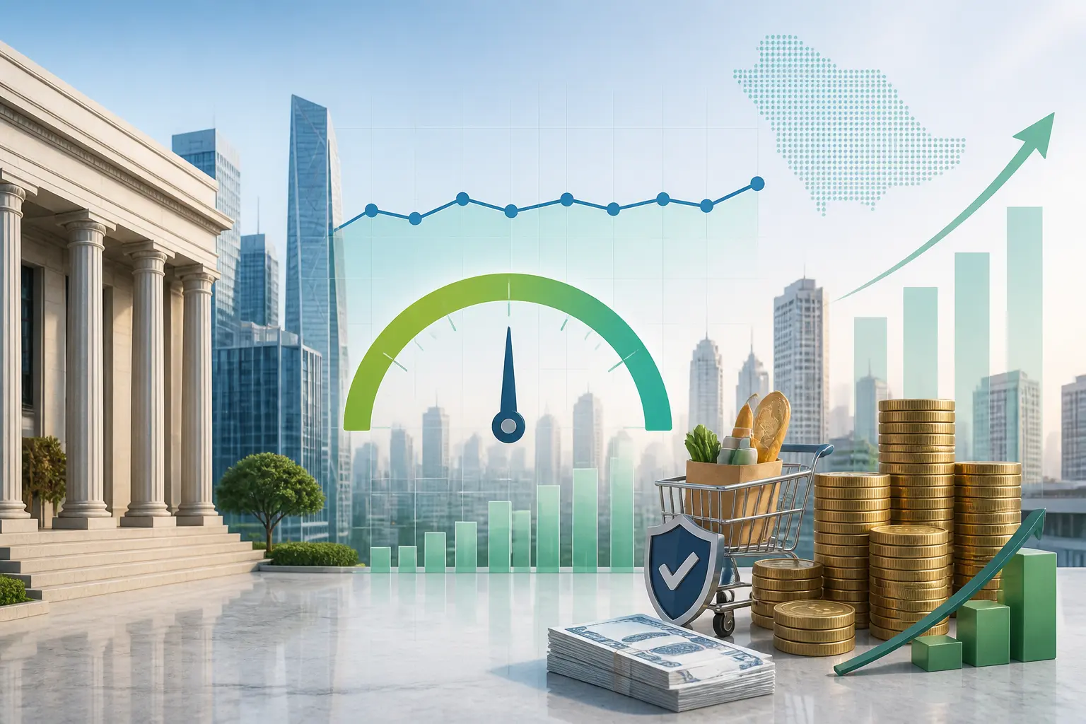 معدل التضخم السنوي في السعودية يستقر عند 1.8% خلال يونيو مع ارتفاع شهري طفيف