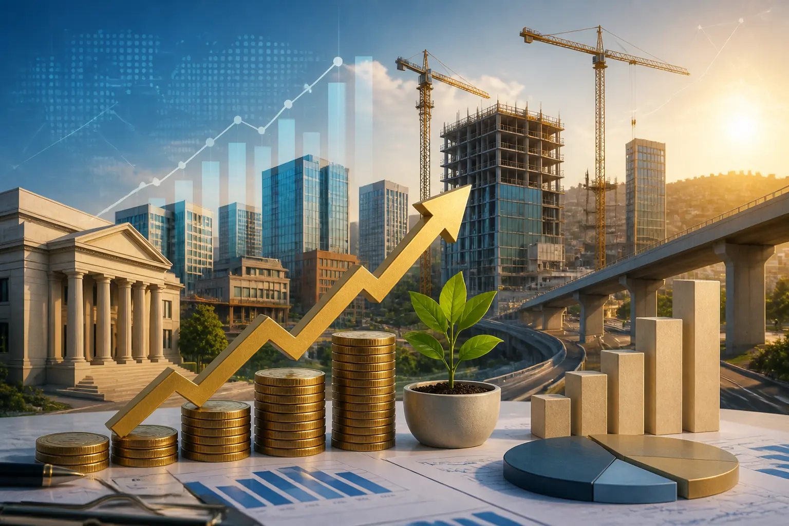 ارتفاع الإنفاق الرأسمالي في الأردن يعزز النمو الاقتصادي مع تسارع مشروعات التنمية