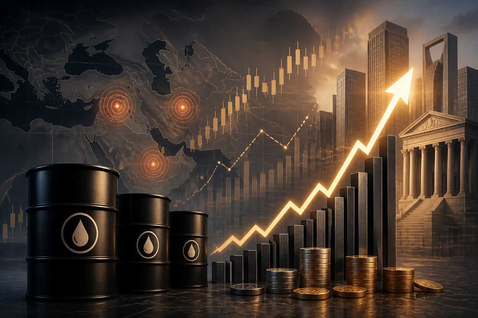 أسعار النفط ترتفع لليوم الرابع مع تصاعد التوترات في الشرق الأوسط