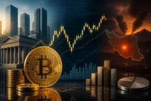 بيتكوين يستقر قرب 64.5 ألف دولار مع تراجع مخاوف رفع الفائدة وسط توترات إيران