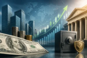 الدولار الأمريكي يواصل مكاسبه التدريجية مدعومًا بميزة العائد والملاذ الآمن