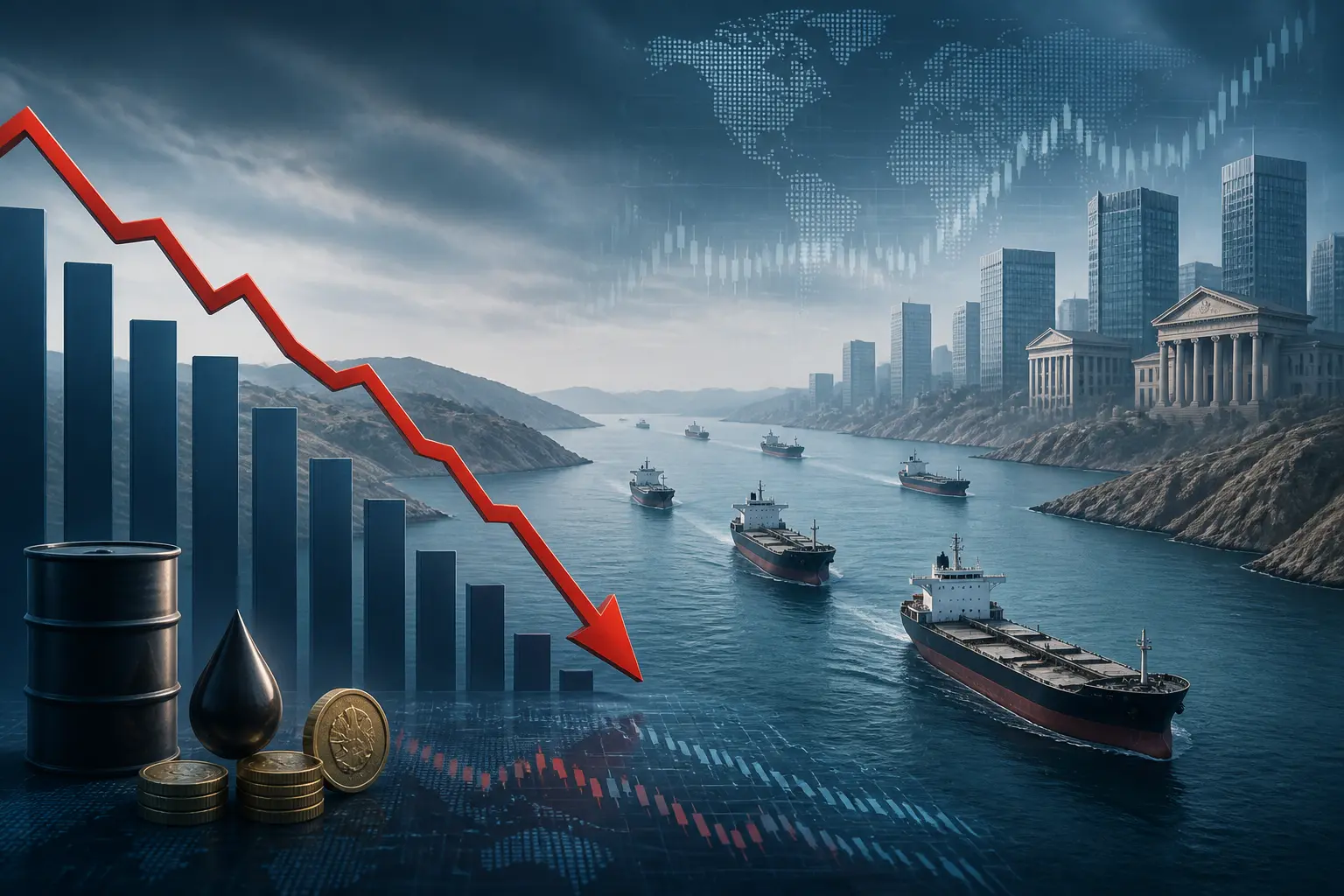 هبوط حركة الملاحة في مضيق هرمز لأدنى مستوى منذ مايو مع تصاعد التوترات في الخليج