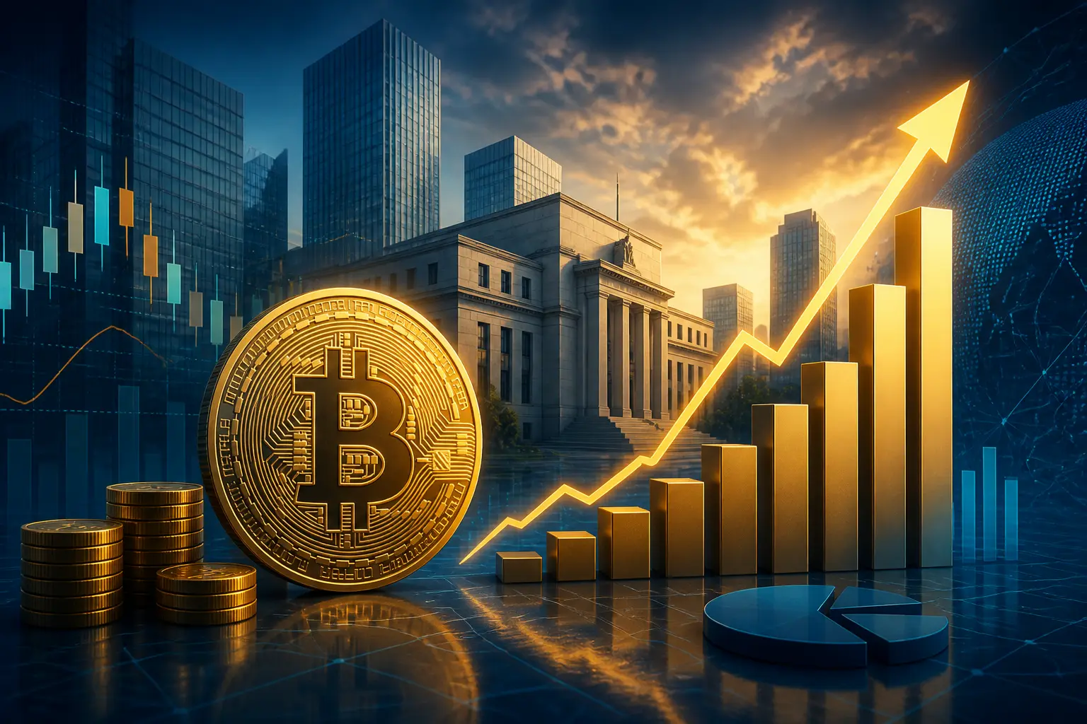 بيتكوين تتجه نحو 72 ألف دولار مع ترقب قرار الفيدرالي وسط مخاوف التضخم