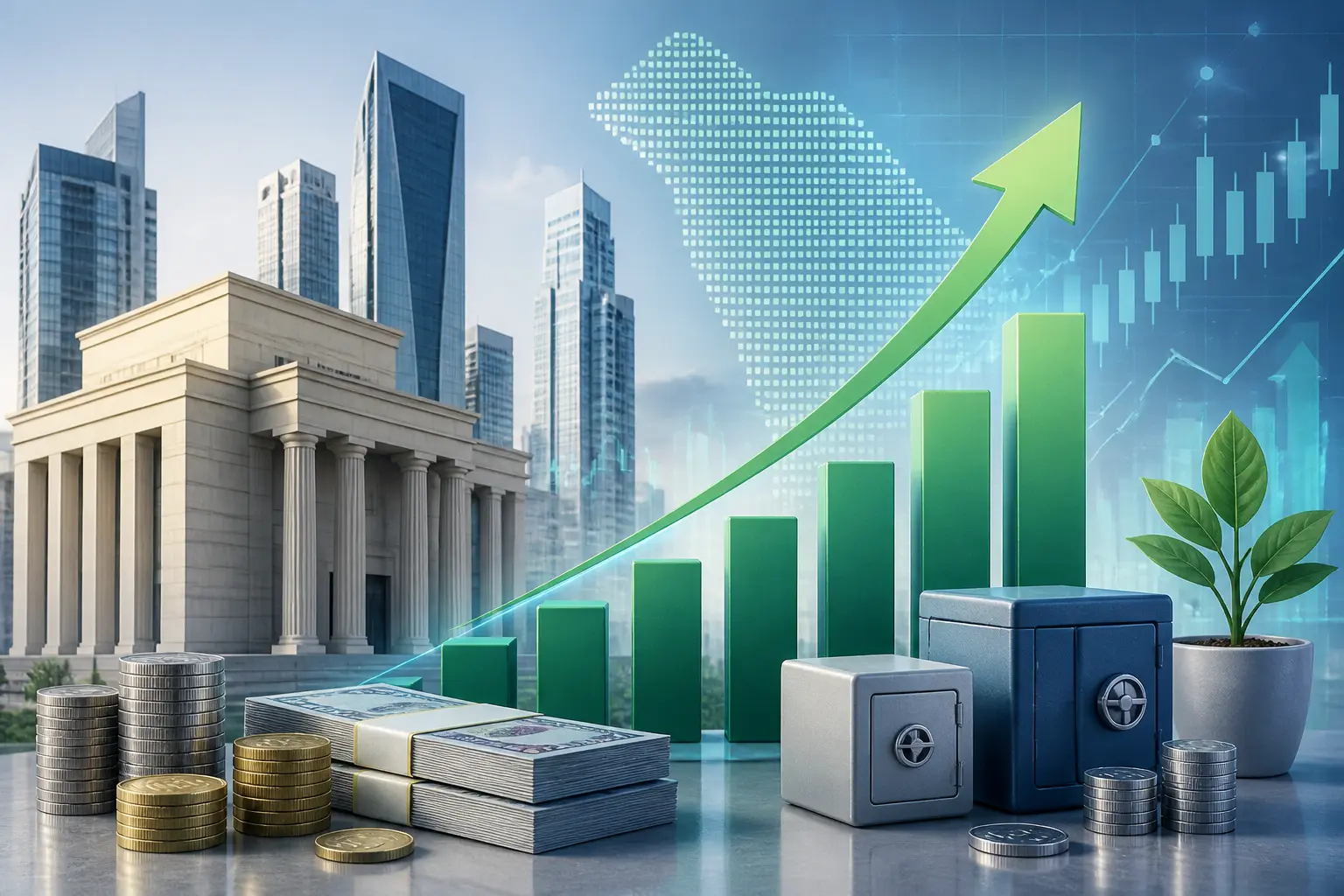 ارتفاع أرباح البنك السعودي الأول الفصلية 10% مع نمو متفوق للودائع على القروض في النصف الأول