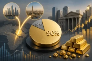 الإمارات ومصر تستحوذان على 90% من صادرات ذهب السودان في 2025