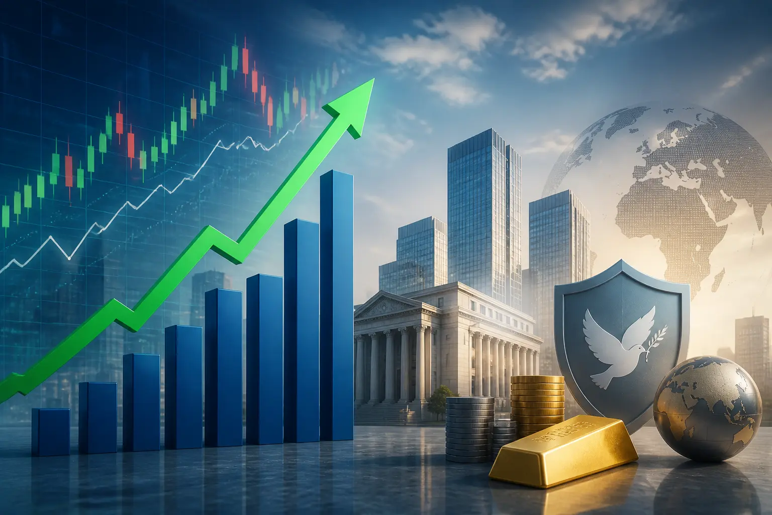 ارتفاع العقود الآجلة لمؤشرات الأسهم الأمريكية مع تراجع التوترات في الشرق الأوسط