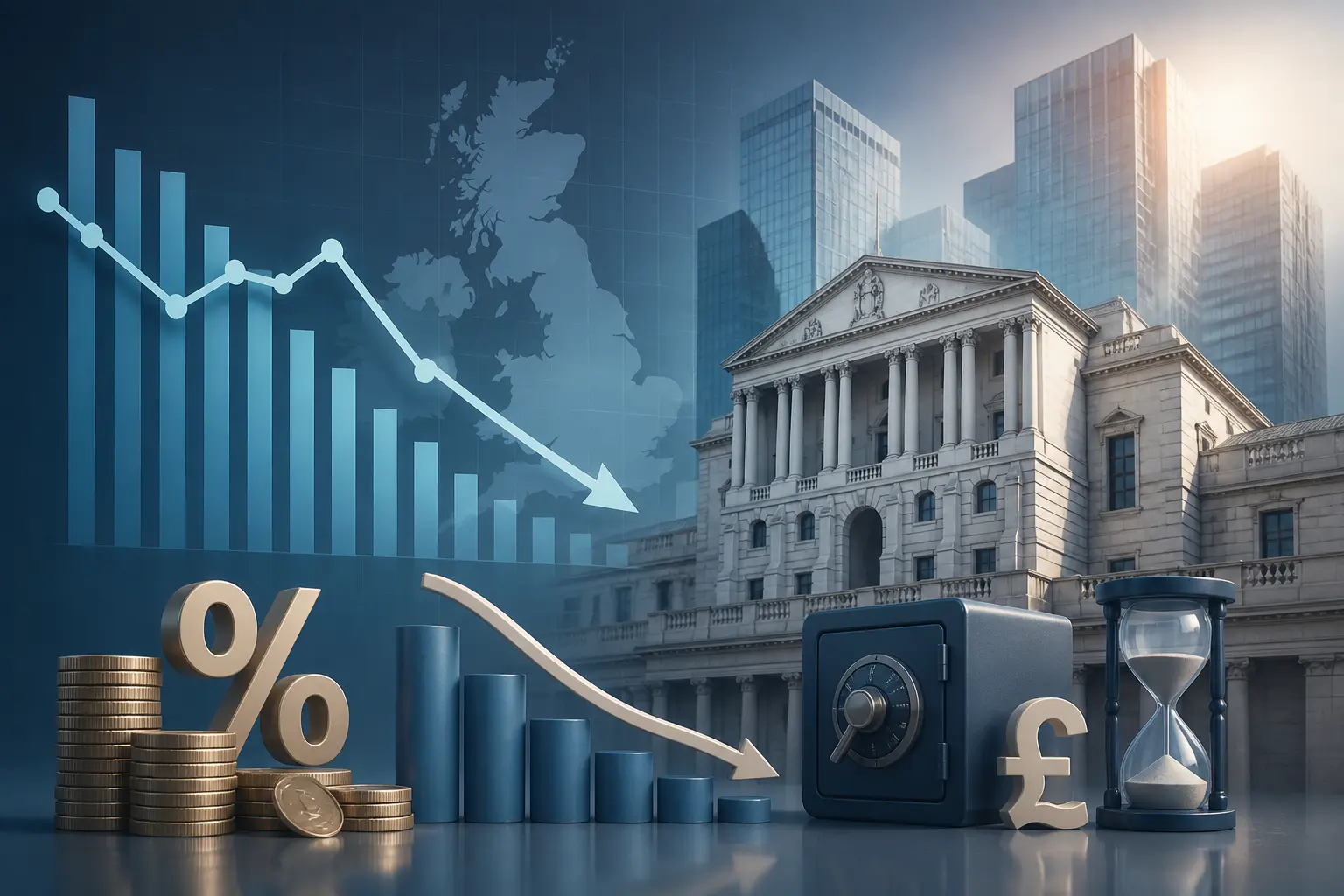 تباطؤ التضخم في المملكة المتحدة يعزز توقعات تثبيت سعر الفائدة لبنك إنجلترا