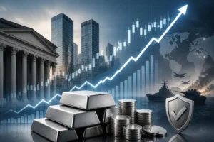 الفضة ترتفع قرب 60 دولارًا وسط مخاوف التضخم وتصاعد التوترات الجيوسياسية