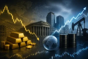 تراجع أسعار الذهب بعد تسجيل أعلى مستوى في أسبوعين وسط صعود النفط