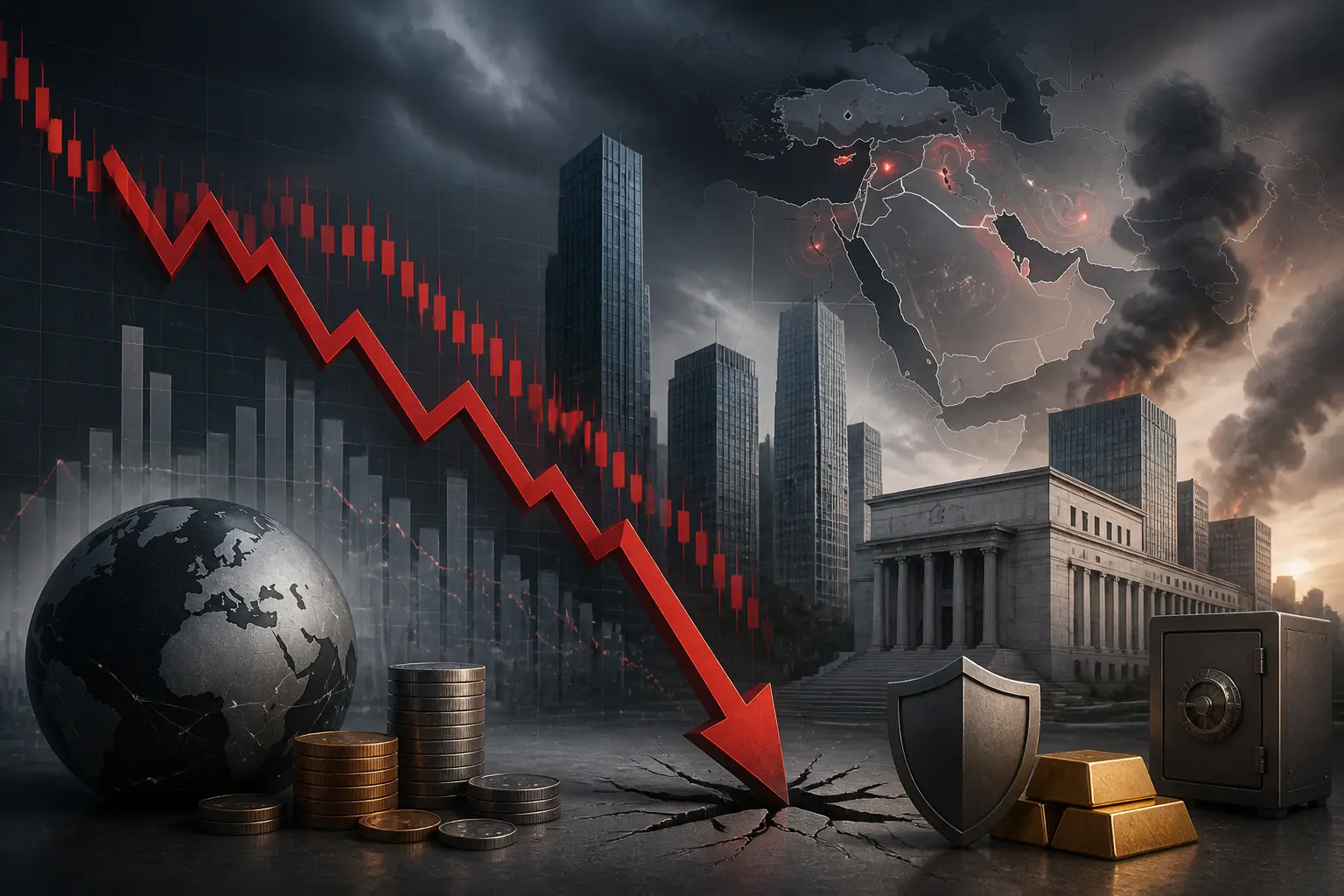 انخفاض العقود الآجلة لمؤشر داو جونز وسط تصاعد التوترات في الشرق الأوسط ومخاوف الاستثمار في الذكاء الاصطناعي