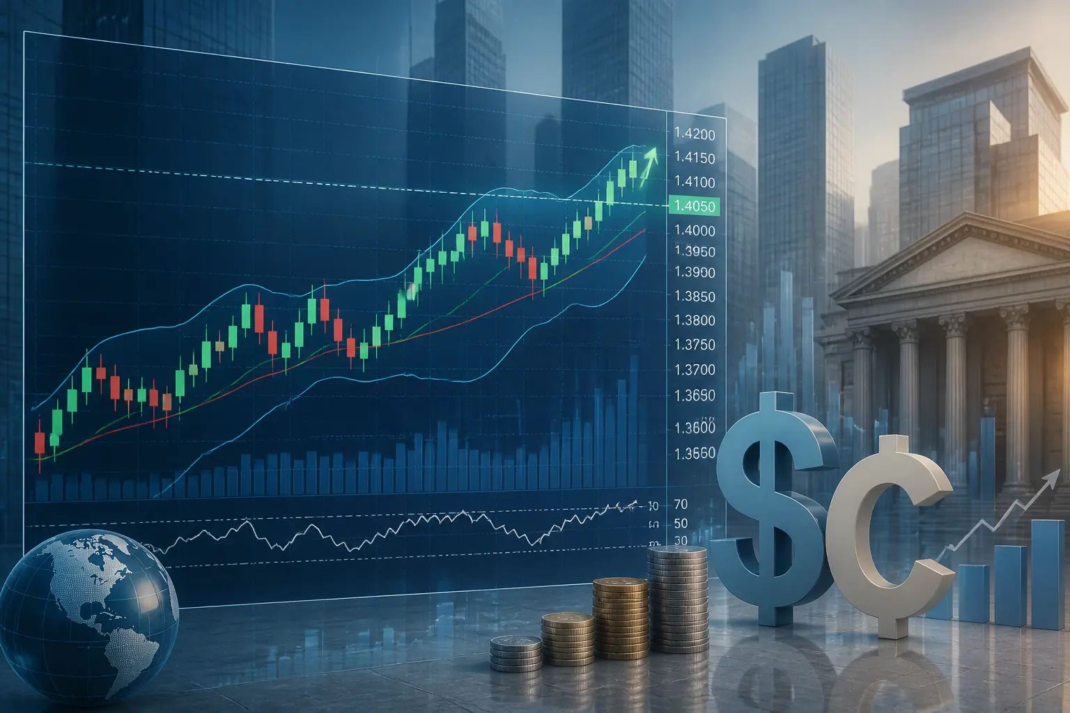 زوج الدولار الأمريكي مقابل الدولار الكندي يرتد فوق 1.4050 مع استمرار النظرة الإيجابية